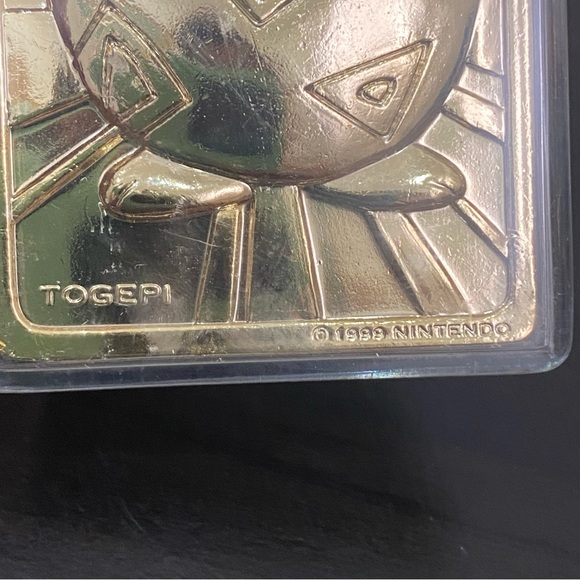 POKÉMON Special Edition Togepi 23k Gold-plated Trading Card w/ COA - Picture 10 of 11